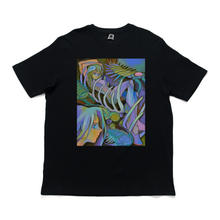 Load image into Gallery viewer, &quot;Cambrian Terror&quot; Cut and Sew Wide-body Tee White/Black/Salmon Pink
