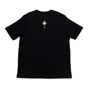 "High Priestess" Cut and Sew Wide-body Tee White/Black