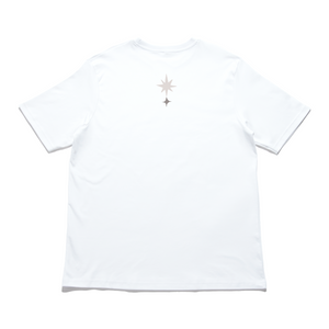 "High Priestess" Cut and Sew Wide-body Tee White/Black