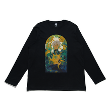 Load image into Gallery viewer, &quot;Magician&quot; Cut and Sew Wide-body Long Sleeved Tee Black/Beige