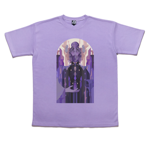 "Hierophant" Taper-Fit Heavy Cotton Tee Violet