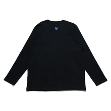 Load image into Gallery viewer, &quot;TheMoon&quot; Cut and Sew Wide-body Long Sleeved Tee Black