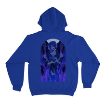 Load image into Gallery viewer, &quot;Hierophant&quot; Basic Hoodie Black/Cobalt Blue