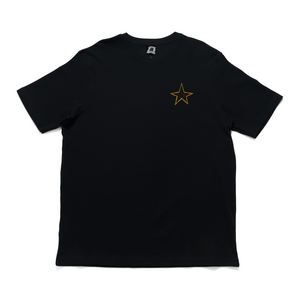 "All Star" Cut and Sew Wide-body Tee Black