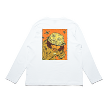 Load image into Gallery viewer, &quot;Smiley&quot; Cut and Sew Wide-body Long Sleeved Tee White/Black