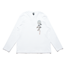Load image into Gallery viewer, &quot;Feelingless&quot; Cut and Sew Wide-body Long Sleeved Tee White/Black