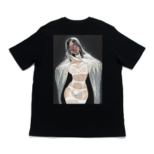 Load image into Gallery viewer, &quot;Face of God&quot; Cut and Sew Wide-body Tee White/Black