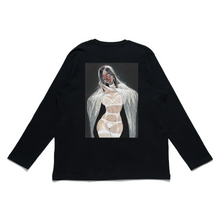 Load image into Gallery viewer, &quot;Face of God&quot; Cut and Sew Wide-body Long Sleeved Tee White/Black