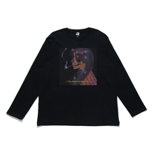 Load image into Gallery viewer, &quot;ALIVE&quot; Cut and Sew Wide-body Long Sleeved Tee Black