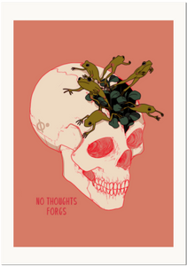 "No thought frogs" Giclee Art Print
