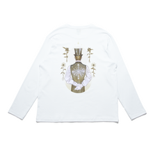 Load image into Gallery viewer, &quot;Sunflower Magician&quot; Cut and Sew Wide-body Long Sleeved Tee White/Black