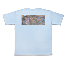 Load image into Gallery viewer, &quot;Supernatural Konbini&quot; Taper-Fit Heavy Cotton Tee Sky Blue