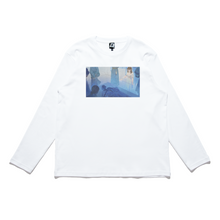 Load image into Gallery viewer, &quot;Awakening&quot; Cut and Sew Wide-body Long Sleeved Tee White/Black