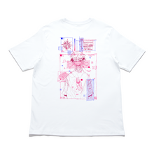 Load image into Gallery viewer, &quot;PLEASE&quot; Cut and Sew Wide-body Tee White/Black