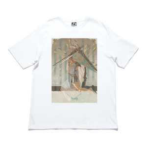 "The Shroud of Agincourt" Cut and Sew Wide-body Tee White