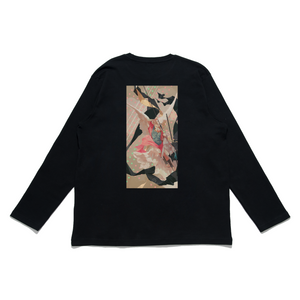 "Death of a Star" Cut and Sew Wide-body Long Sleeved Tee Black