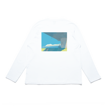 Load image into Gallery viewer, &quot;Yesterday&quot; Cut and Sew Wide-body Long Sleeved Tee White