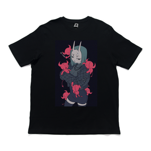 "Devils" Cut and Sew Wide-body Tee Black