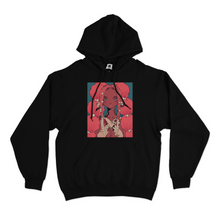 Load image into Gallery viewer, &quot;Candyfloss&quot; Basic Hoodie Black/White
