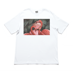 "Solace" Cut and Sew Wide-body Tee White