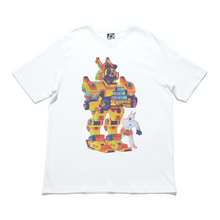 Load image into Gallery viewer, &quot;Celebration Mech&quot; Cut and Sew Wide-body Tee White/Black