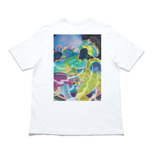 Load image into Gallery viewer, &quot;Extraterrestrial Boxing&quot; Cut and Sew Wide-body Tee White/Black