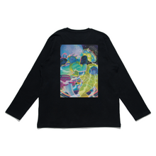 Load image into Gallery viewer, &quot;Extraterrestrial Boxing&quot; Cut and Sew Wide-body Long Sleeved Tee White/Black