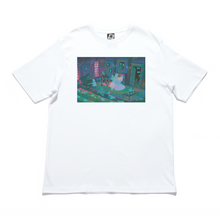 Load image into Gallery viewer, &quot;Haunted House&quot; Cut and Sew Wide-body Tee White/Black