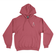 Load image into Gallery viewer, &quot;Bunny Mecha Fight&quot; Basic Hoodie Pink/Light Pink/Black
