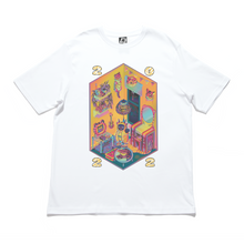 Load image into Gallery viewer, &quot;New Years Card&quot; Cut and Sew Wide-body Tee White/Black