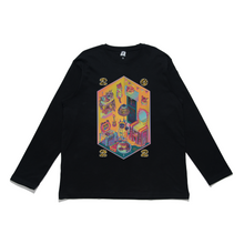 Load image into Gallery viewer, &quot;New Years Card&quot; Cut and Sew Wide-body Long Sleeved Tee White/Black