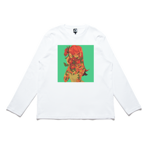 "Recovery" Cut and Sew Wide-body Long Sleeved Tee White