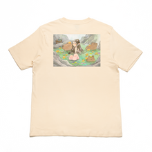 Load image into Gallery viewer, &quot;Capybara&quot; Cut and Sew Wide-body Tee Beige