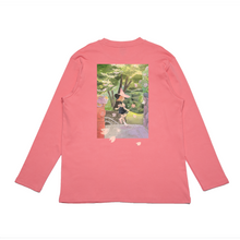 Load image into Gallery viewer, &quot;Sakura&quot; Cut and Sew Wide-body Long Sleeved Tee Salmon Pink