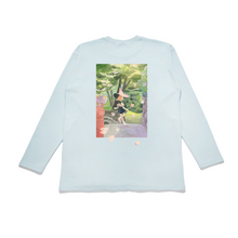 Load image into Gallery viewer, &quot;Sakura&quot; Taper-Fit Heavy Cotton Long Sleeve Tee Mint