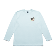 Load image into Gallery viewer, &quot;Sakura&quot; Taper-Fit Heavy Cotton Long Sleeve Tee Mint