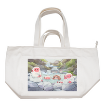 Load image into Gallery viewer, &quot;Monkey&quot; Tote Carrier Bag Cream