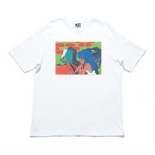 Load image into Gallery viewer, &quot;Seeking&quot; Cut and Sew Wide-body Tee White/Black