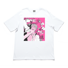 Load image into Gallery viewer, &quot;B♡Y&quot; Cut and Sew Wide-body Tee White/Black