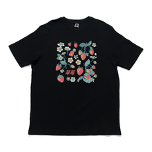 Load image into Gallery viewer, &quot;Strawberry&quot; Cut and Sew Wide-body Tee White/Black
