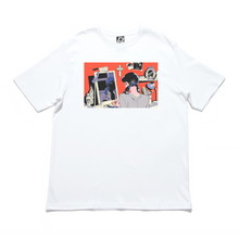 Load image into Gallery viewer, &quot;Trim&quot; Cut and Sew Wide-body Tee White/Black