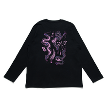 Load image into Gallery viewer, &quot;Centipede&quot; Cut and Sew Wide-body Long Sleeved Tee Black