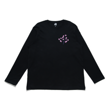 Load image into Gallery viewer, &quot;Centipede&quot; Cut and Sew Wide-body Long Sleeved Tee Black