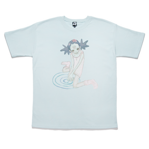 "Spiral Girl" Taper-Fit Heavy Cotton Tee Mint