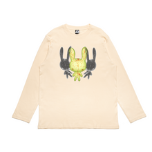 Load image into Gallery viewer, &quot;Soul Escape&quot; Cut and Sew Wide-body Long Sleeved Tee Black/Beige