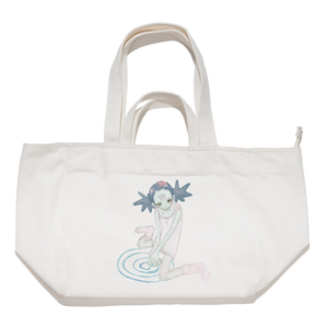"Spiral Girl" Tote Carrier Bag Cream