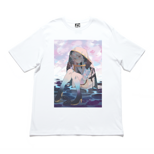 "Cloud" Cut and Sew Wide-body Tee White