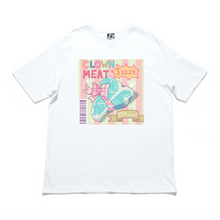 Load image into Gallery viewer, &quot;Clown Meat&quot; Cut and Sew Wide-body Tee White/Black