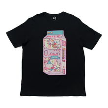 Load image into Gallery viewer, &quot;Clown Milk&quot; Cut and Sew Wide-body Tee White/Black
