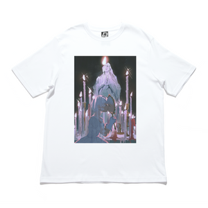 "Narcissism" Cut and Sew Wide-body Tee White/Black